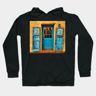 Santa Fe Turquois Door Hoodie